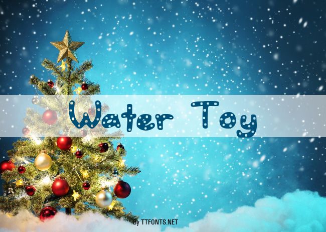 Water Toy example